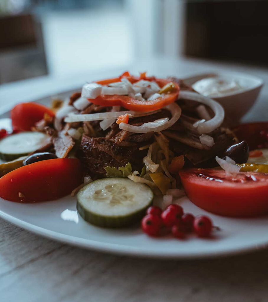 We offer a wide variety of gyros specialities - authentically Greek and freshly prepared.