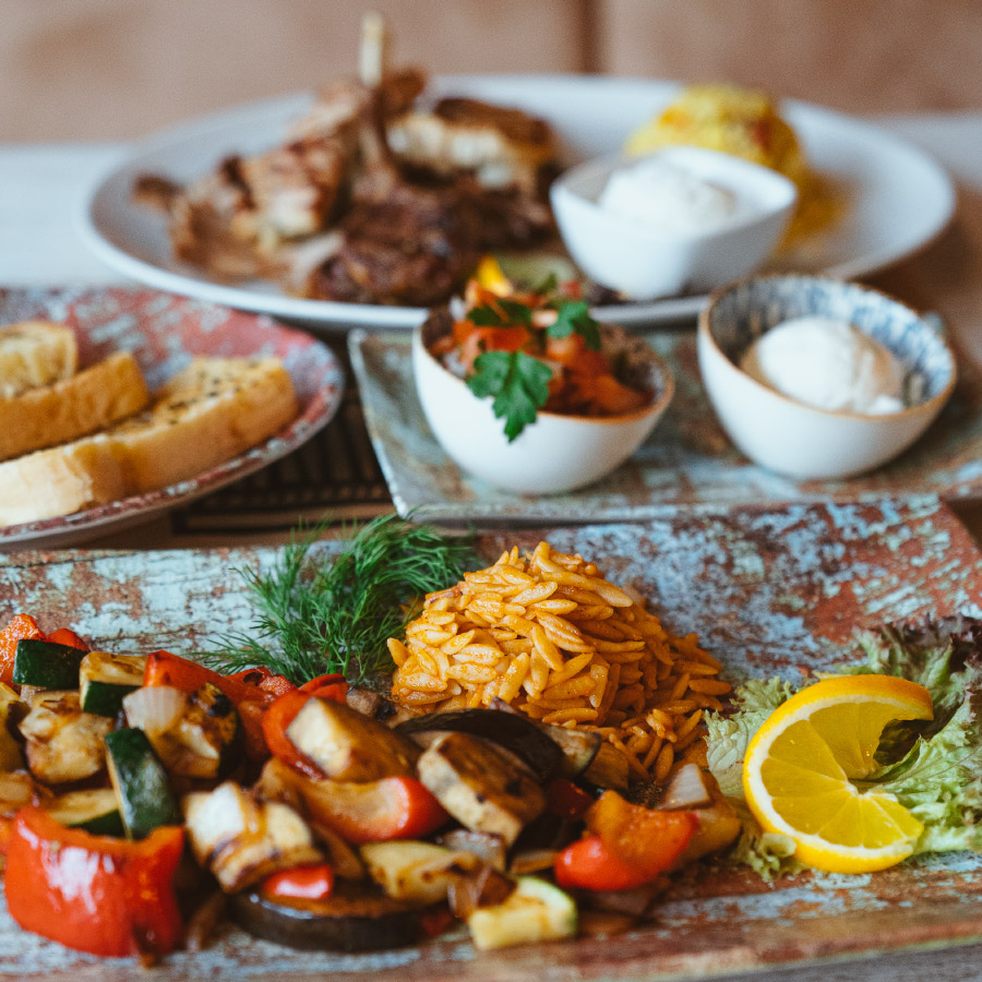 leckeres griechisches Essen für Veranstaltungen und Events